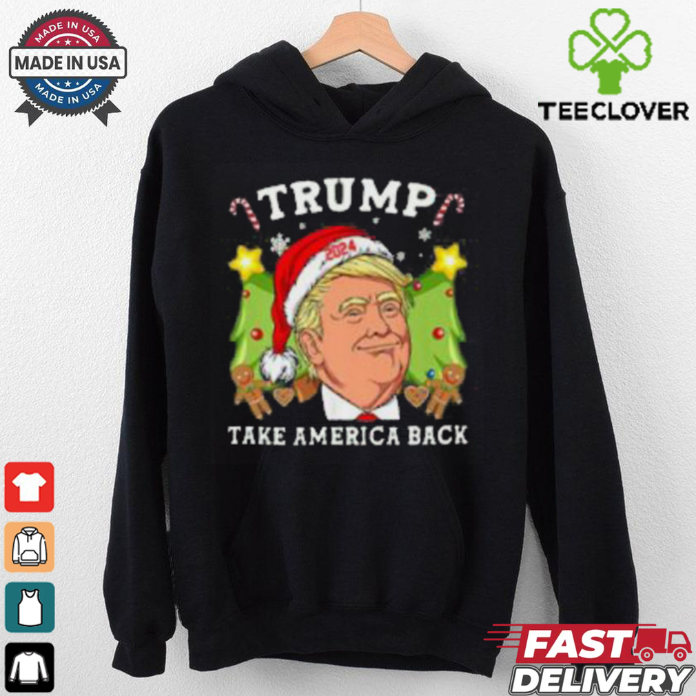Funny Trump Santa Hat Take America Back Matching Christmas T shirt Funny Trump Santa Hat Take America Back Matching Christmas T shirt