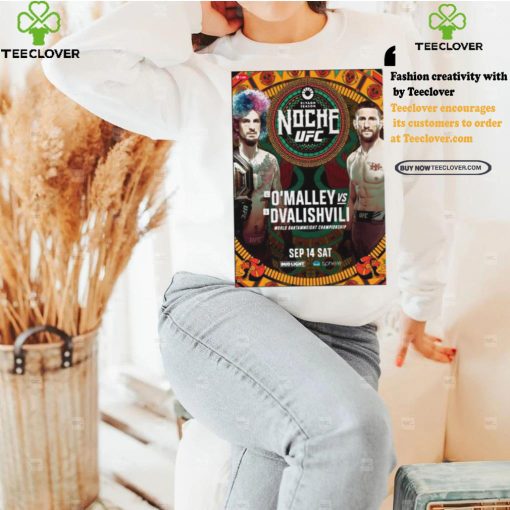 Funny Ufc 306 noche sean o’malley vs merab dvalishvili 2024 poster shirt