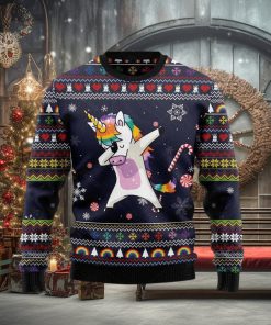 Funny Unicorn Dab Ugly Christmas Sweater Unicorn Shirt