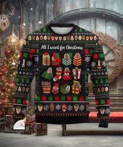 Funny Vagina All I Want For Christmas Ugly Christmas Sweater