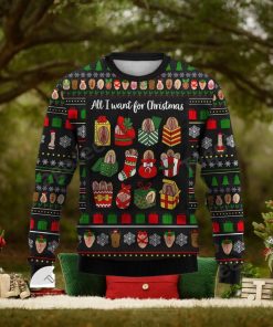 Funny Vagina All I Want For Christmas Ugly Christmas Sweater