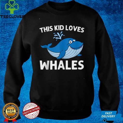 Funny Whale Art For Kids Boys Orca Narwhal Blue Whales Tank Top
