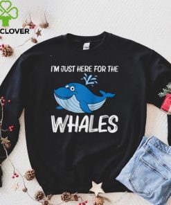 Funny Whale Art For Men Women Orca Narwhal Blue Whales Raglan Baseball Tee