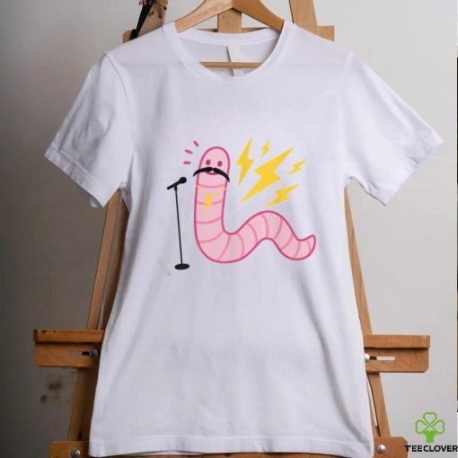 Funny Worm With A Mustache Tom Ariana Reality T Shirt