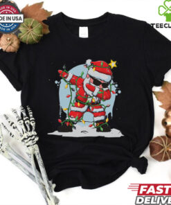 Funny Xmas Lover I Ugly Christmas I Dabbing Santa Claus shirt