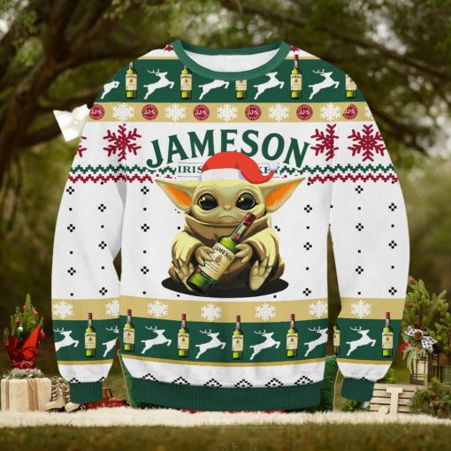 Funny Yoda Sweatshirt Irish Whiskey Chrismas Sweater