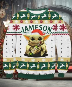 Funny Yoda Sweatshirt Irish Whiskey Chrismas Sweater
