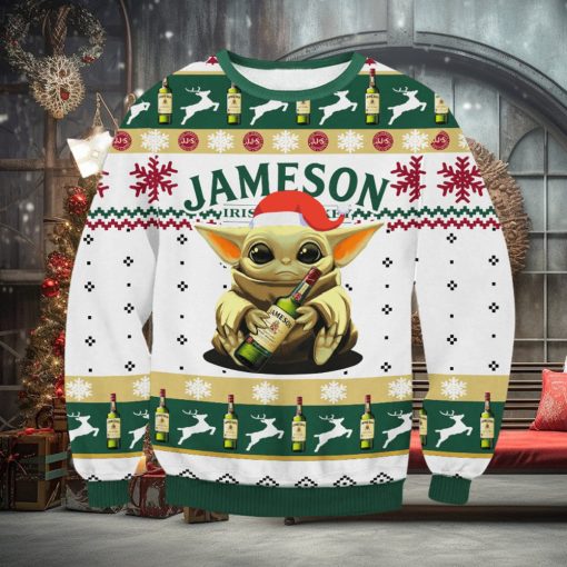 Funny Yoda Sweatshirt Irish Whiskey Chrismas Sweater
