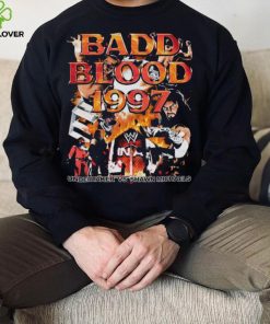 Funny badd Blood 1997 Undertaker vs Shawn Michaels retro vintage style bootleg rap shirt