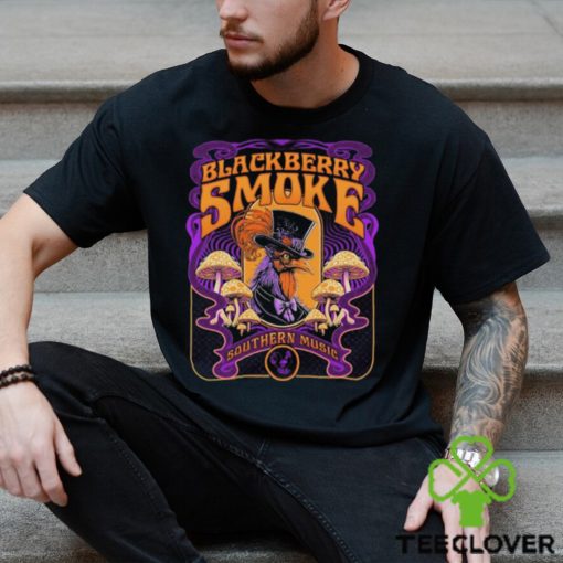 Funny blackberry smoke top hat rooster shirt