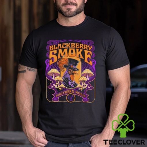 Funny blackberry smoke top hat rooster shirt