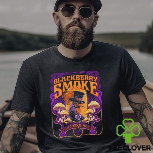 Funny blackberry smoke top hat rooster shirt