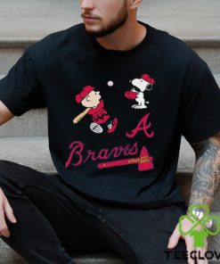Funny charlie Brown And Snoopy Baseball Atlanta Braves shirt