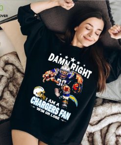 Top damn right I am a Los Angeles Rams Mascot fan win or lose shirt -  Limotees