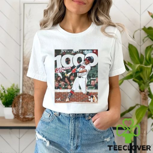 Funny eddie rosario 100 career hits for atlanta braves shirt