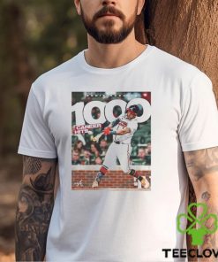 Funny eddie rosario 100 career hits for atlanta braves shirt