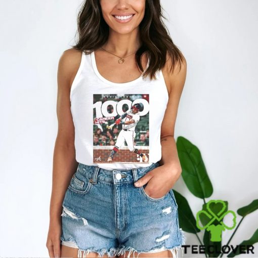 Funny eddie rosario 100 career hits for atlanta braves shirt