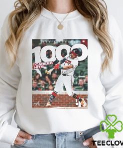 Funny eddie rosario 100 career hits for atlanta braves shirt