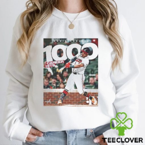 Funny eddie rosario 100 career hits for atlanta braves shirt
