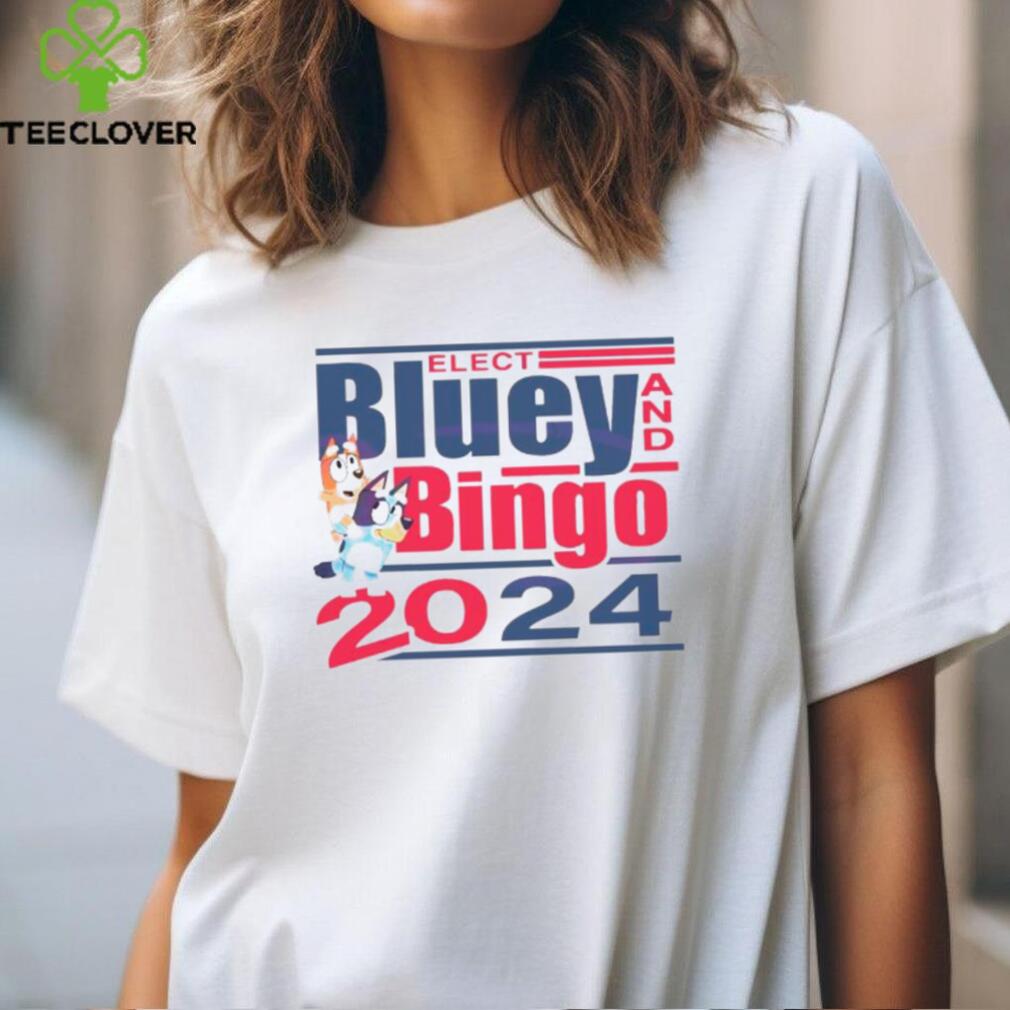 Funny elect Bluey and bingo 2024 shirt Funny elect Bluey and bingo 2024 shirt