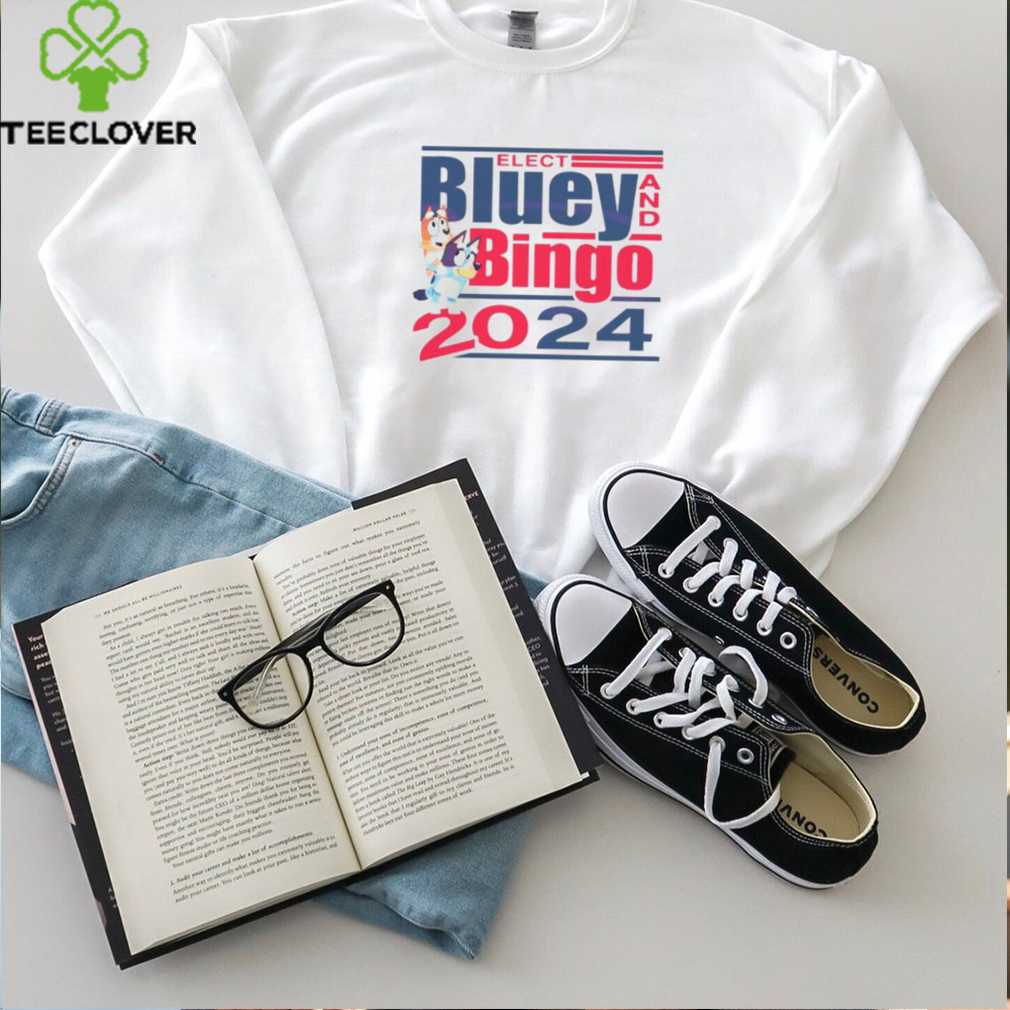 Funny elect Bluey and bingo 2024 shirt Funny elect Bluey and bingo 2024 shirt
