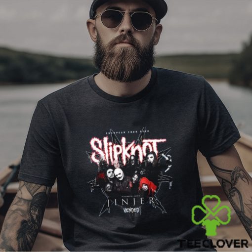 Funny european Tour 2022 Slipknot Jinjer Vended T Shirt