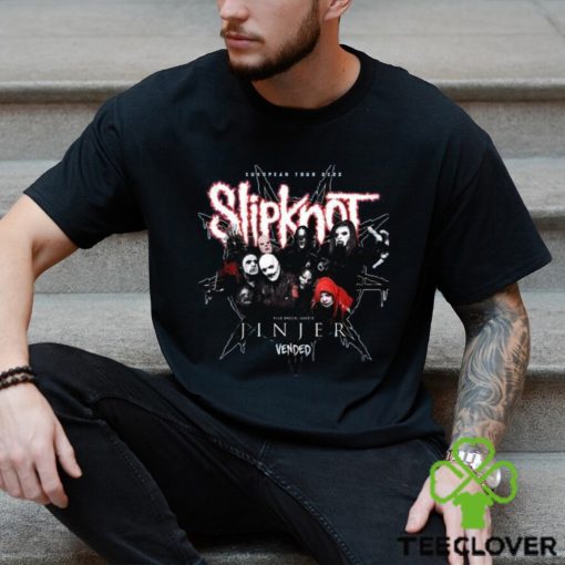 Funny european Tour 2022 Slipknot Jinjer Vended T Shirt