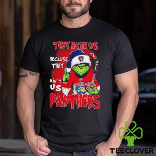 Funny happy Merry Christmas Grinch they hate us because they ain’t us Florida Panthers ice hockey hoodie, sweater, longsleeve, shirt v-neck, t-shirt