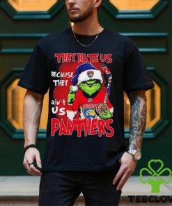 Funny happy Merry Christmas Grinch they hate us because they ain’t us Florida Panthers ice hockey hoodie, sweater, longsleeve, shirt v-neck, t-shirt