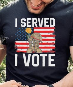 Funny i vote veteran usa voting veteran proud patriotic American shirt