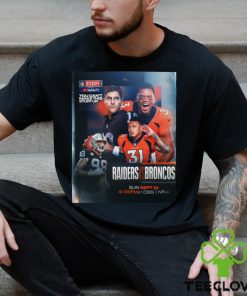 Funny raiders Vs Broncos NFL Kickoff 2023 shirt