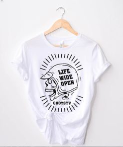 Funny skull life wide open cboystv hoodie, sweater, longsleeve, shirt v-neck, t-shirt