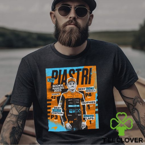 Funny welcome rookie formula 1 oscar piastri mclaren shirt