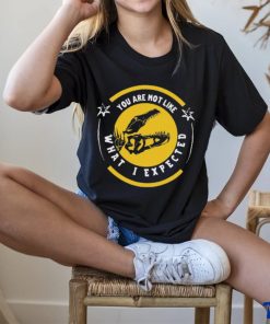 Funny you are not like what I expected shirt