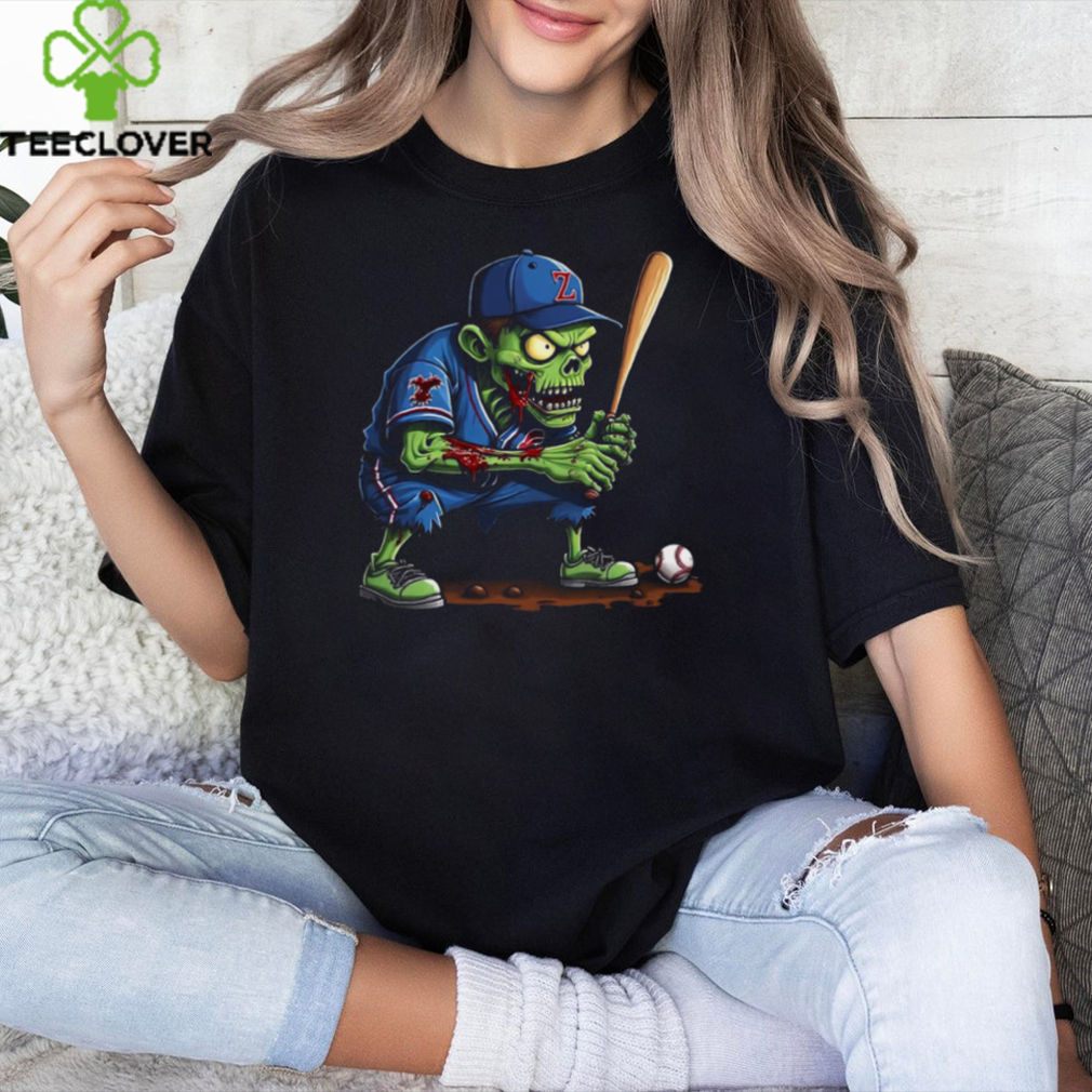Funny zombie baseball T Shirt Funny zombie baseball T Shirt