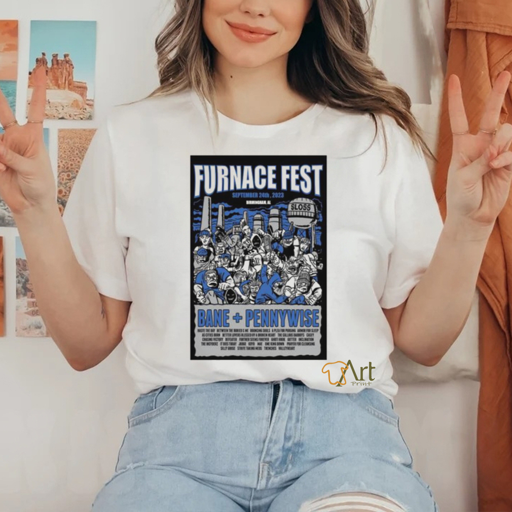 Furnace Fest Sloss Furnace, Birmingham, AL Sep 24 2023 Poster shirt Furnace Fest Sloss Furnace, Birmingham, AL Sep 24 2023 Poster shirt