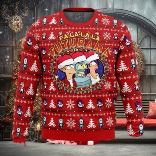 Futurama Ugly Christmas Sweater Unique Gift For Men And Women