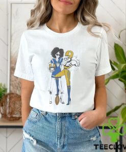 G III 4Her By Carl Banks Heather Gray Los Angeles Rams Football Girls T Shirt