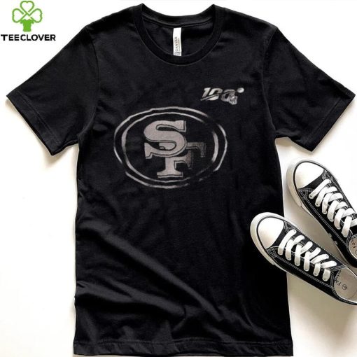 G III 4Her by Carl Banks Black San Francisco 49ers NFL 100 Fair Catch T Shirt