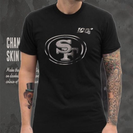 G III 4Her by Carl Banks Black San Francisco 49ers NFL 100 Fair Catch T Shirt