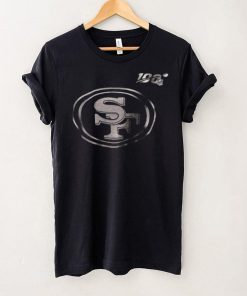 G III 4Her by Carl Banks Black San Francisco 49ers NFL 100 Fair Catch T Shirt