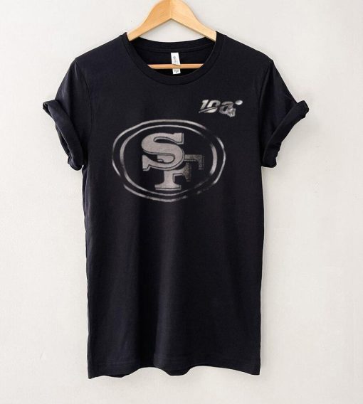 G III 4Her by Carl Banks Black San Francisco 49ers NFL 100 Fair Catch T Shirt