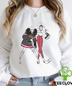 G III 4Her by Carl Banks Heather Gray Chicago Blackhawks Hockey Girls Shirt