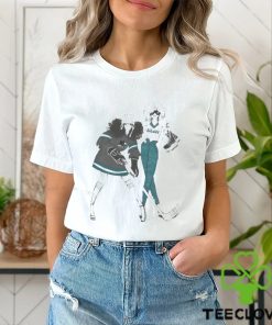 G III 4Her by Carl Banks Heather Gray San Jose Sharks Hockey Girls Shirt