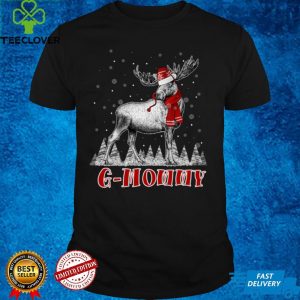 G Mommy Moose Wear Santa Hat Matching Christmas Costume Long Sleeve T Shirt