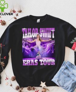 Noir Unisexe Taylor Swift Style Rétro 9 Concert ERAS Tour T shirt