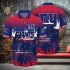 NFL Summer NY Giants Hawaiian Shirt Tropical Pattern Graphic For Sports Enthusiast