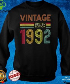 30 Year Old Gifts Vintage 1992 Limited Edition 30th Birthday T Shirt