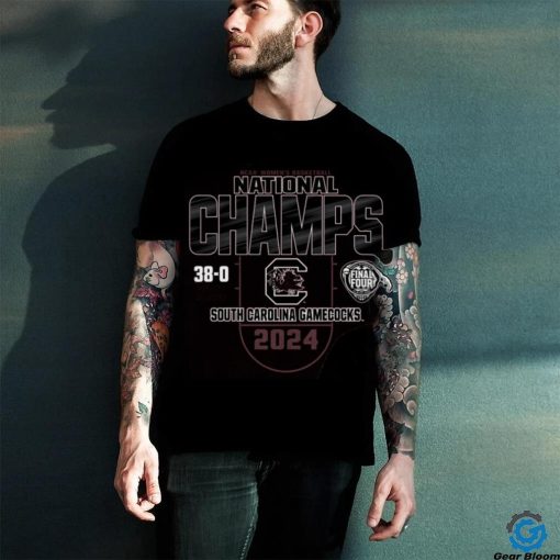 GARNET 2024 WOMEN’S BASKETBALL NATIONAL CHAMPS 38 0 TEE shirt
