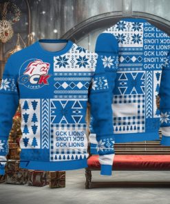 GCK Lions Unisex National League Und Swiss League 3D Ugly Christmas Sweaters For Fans Gift